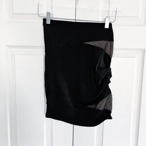 Alexander Wang Bodycon Mini Skirt with Mesh Details